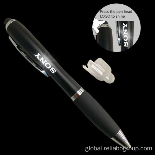 China Multi-function Popular LED Promotional Stylus Ballpoint Pen Manufactory